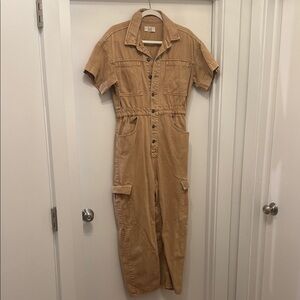 We The Free Tan Jumpsuit